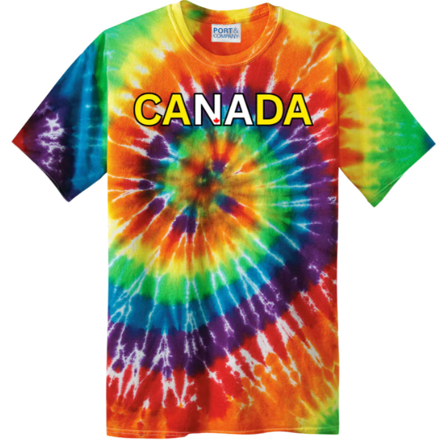 CANADA | Tie Dye Tee - Yellow