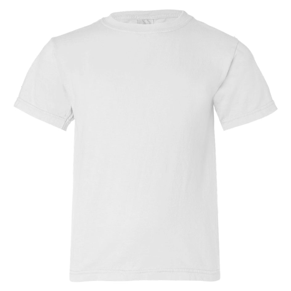 plain white t-shirt on a white background