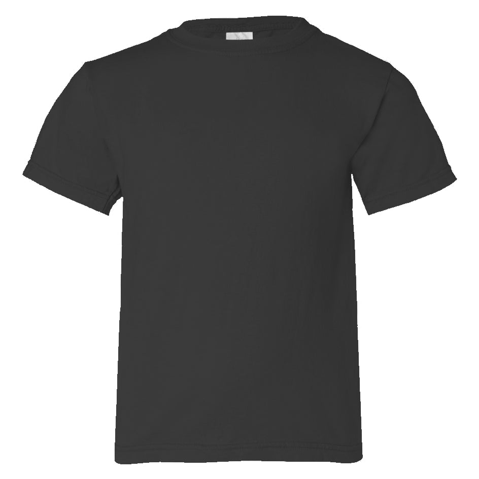 plain black t-shirt on a white background
