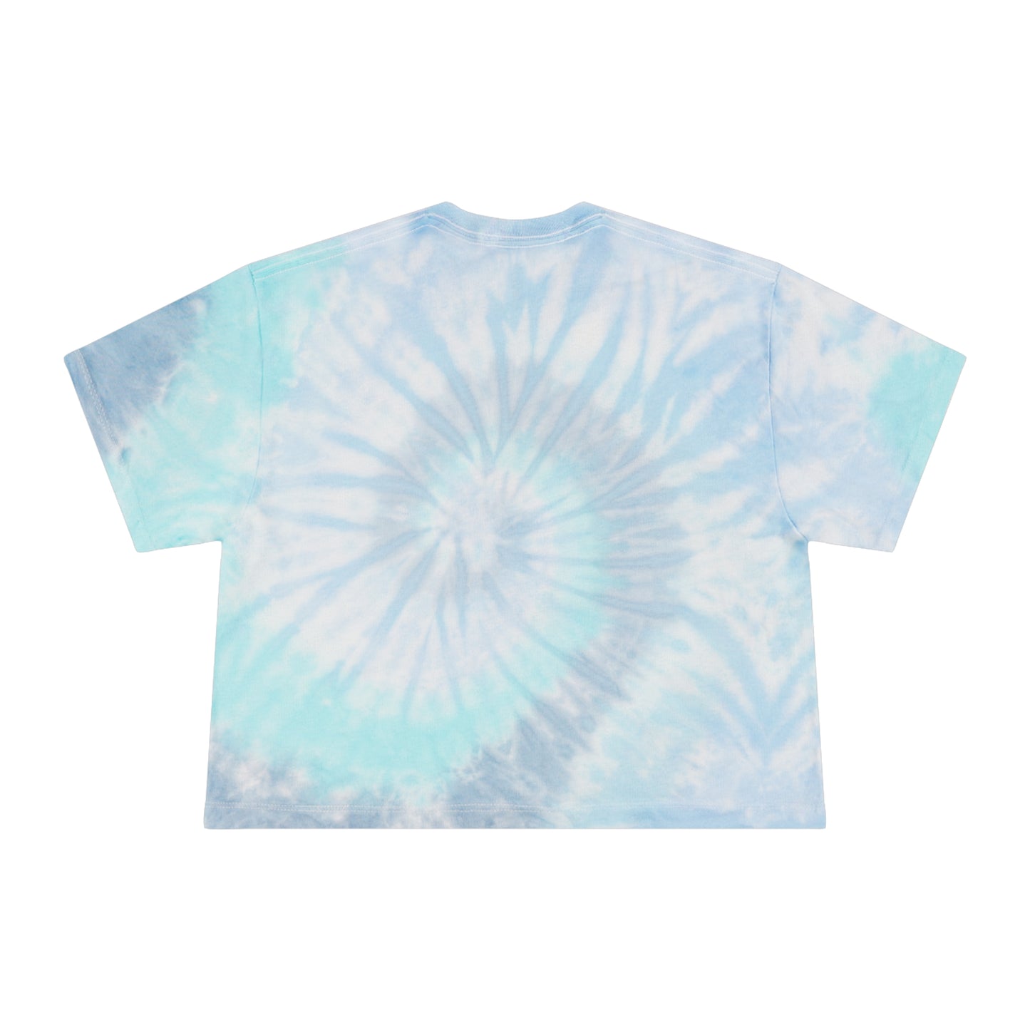 Shhh No One Cares - Women's Tie-Dye Crop Tee