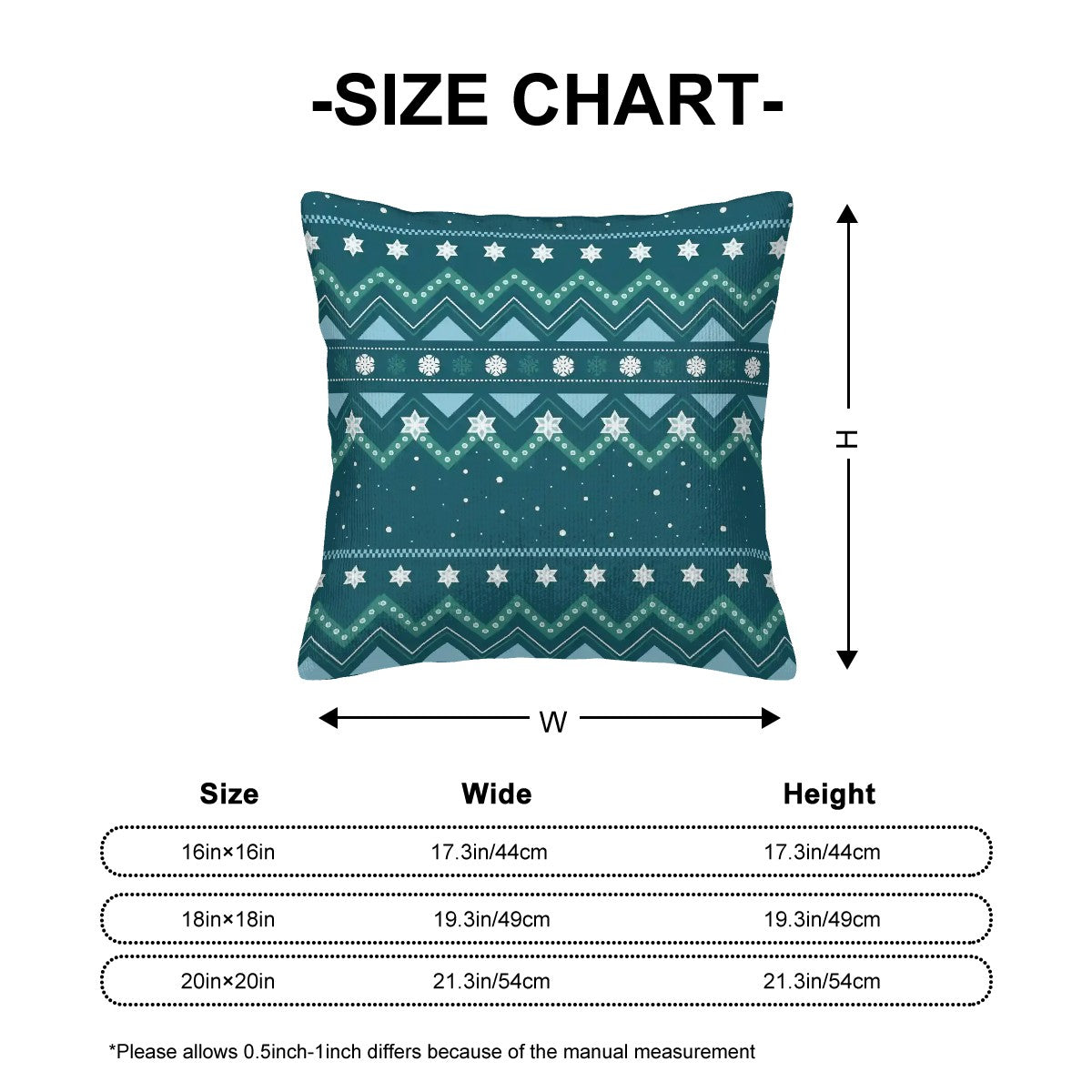 Corduroy Throw Pillow Covers with Core (Double-Sided Design)