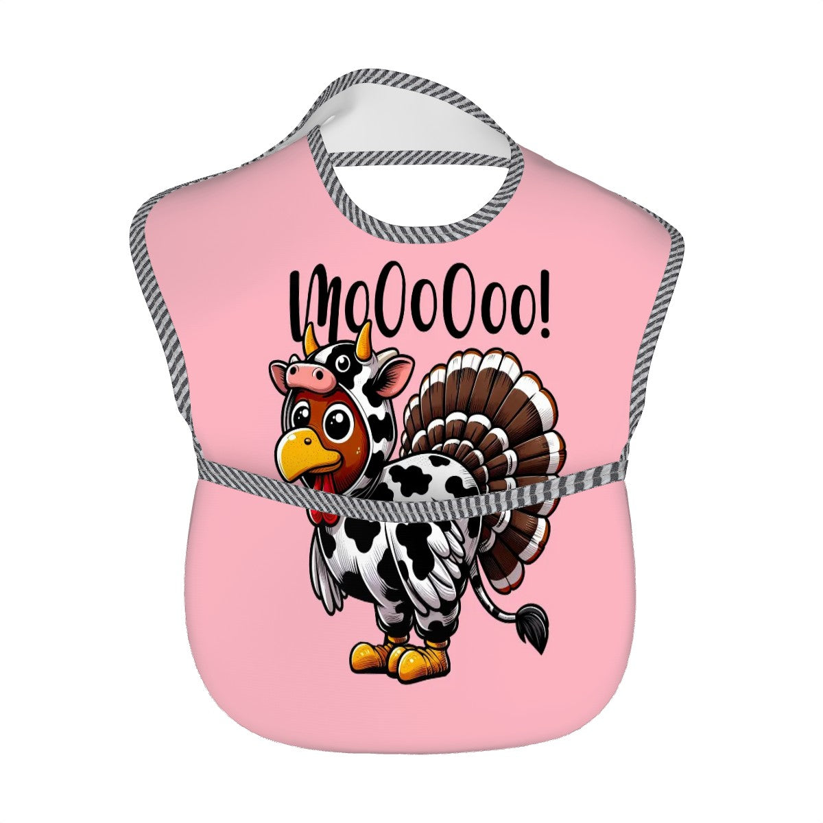 Mooing Turkey Thanksgiving Bib – Waterproof & Hilarious!