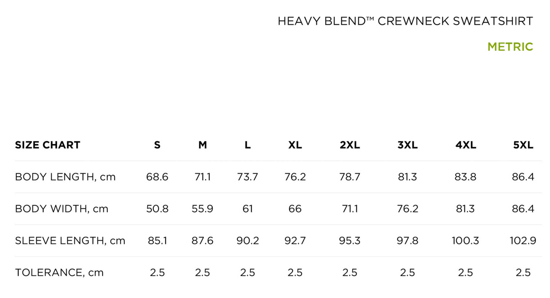 size_chart_metric