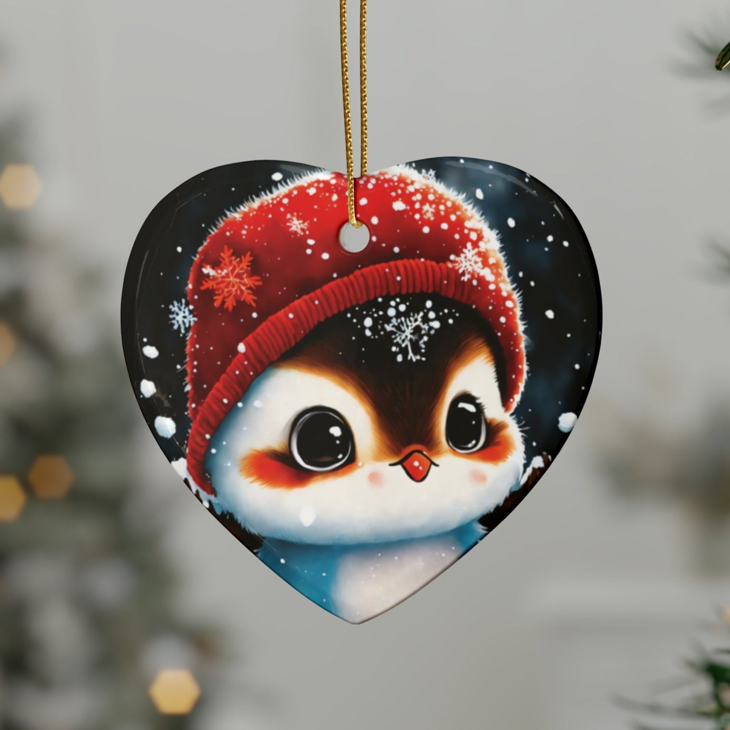 Woodland Creature | Ceramic Christmas Ornaments (1pcs, 5pcs, 10pcs, 20pcs) - 5