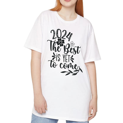 2024 The Best Is Yet To Come -  Unisex Long Body Urban Street Tee - New Years T-shirt