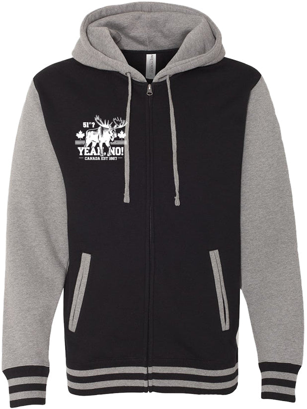 51st? Yeah No! | UNISEX HEAVYWEIGHT VARSITY ZIP HOOD