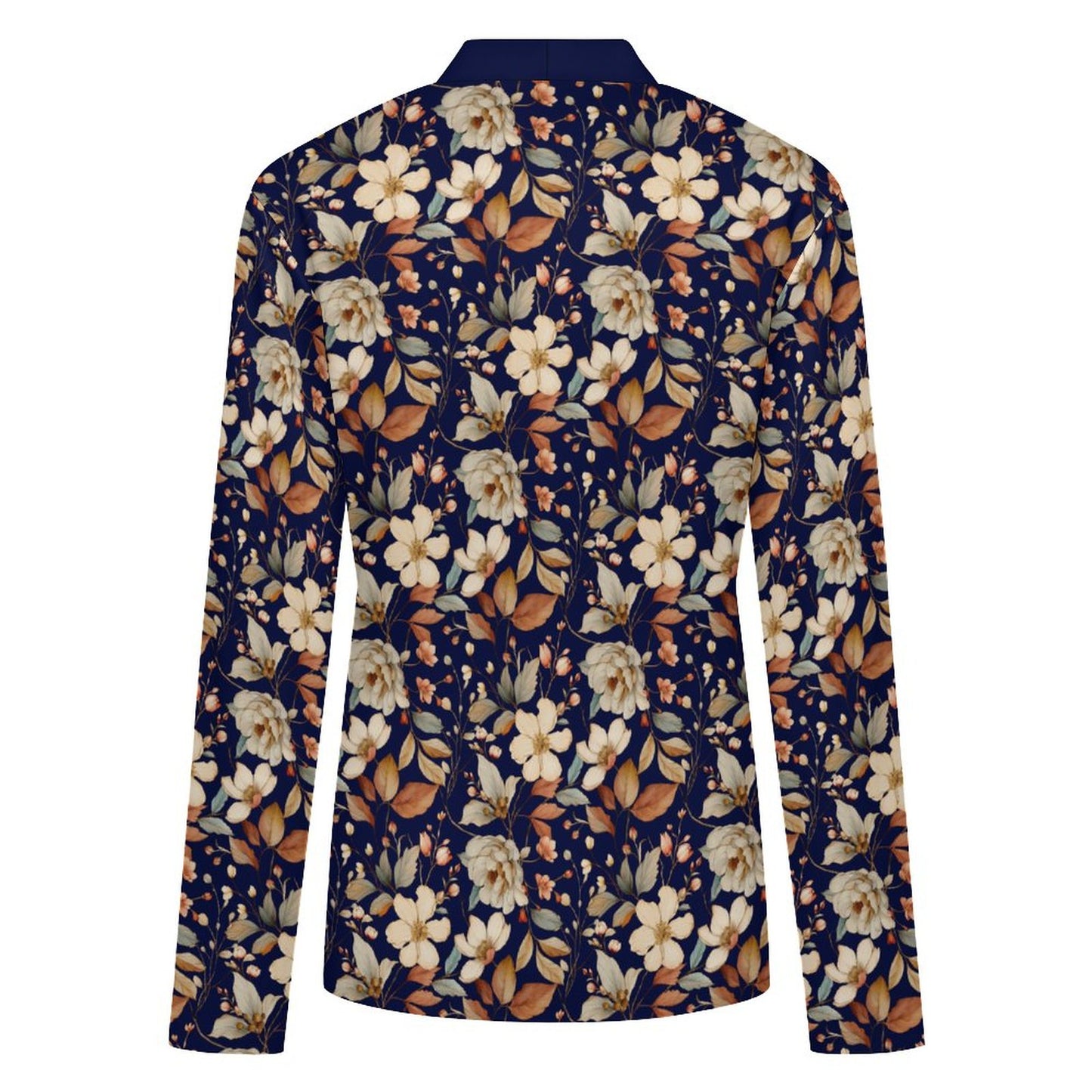 BLUE 170gsm Women's Lightweight Cardigan(All-Over Printing)