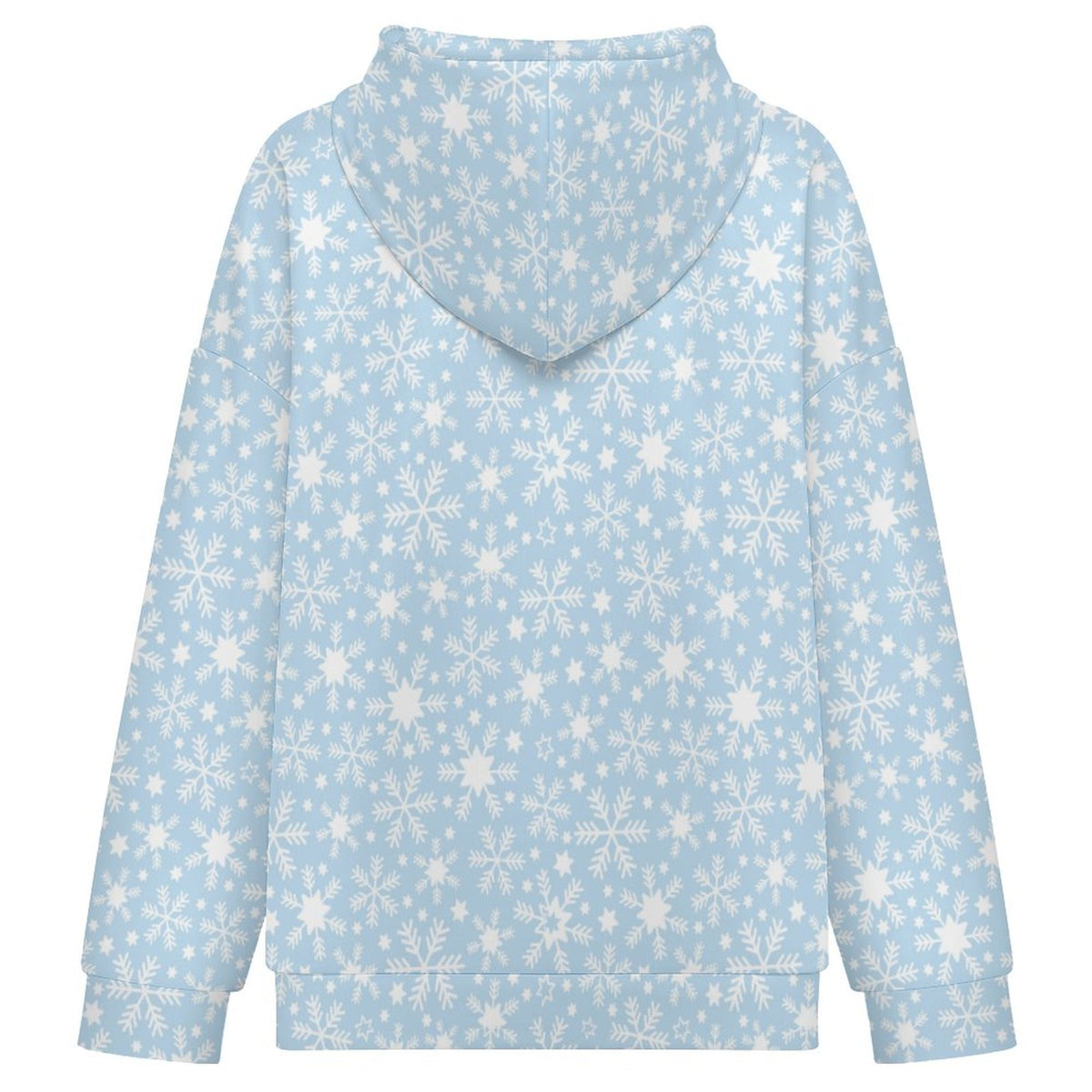 Let it Snow | Women's Full-Zip Hoodie – Soft, Warm & Comfortable Casual Hoodie - Pastels
