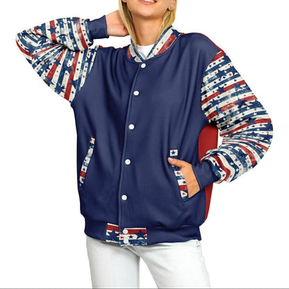 Retro US-EH - Premium Heavyweight Baseball Jacket – Unique Design, Comfort & Style