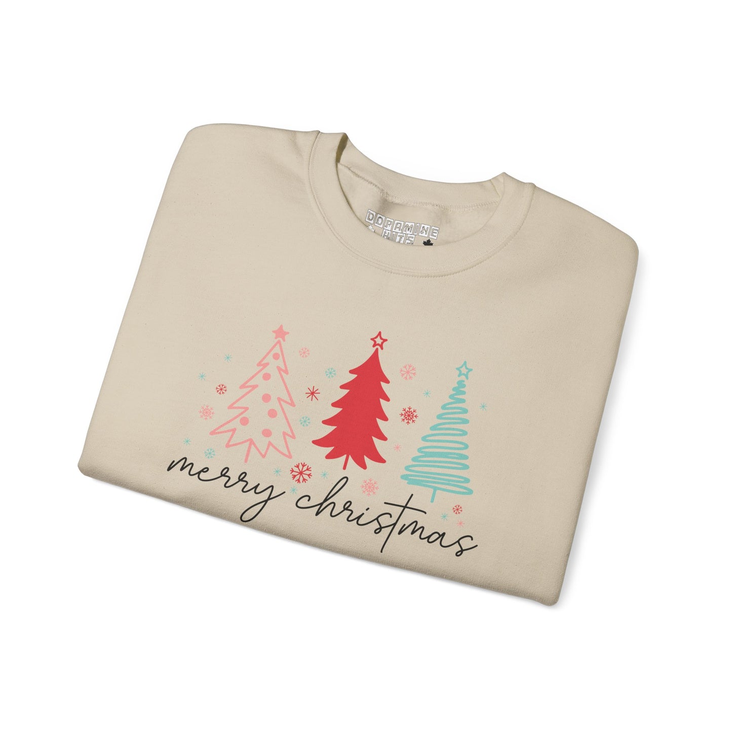 Merry Christmas Vibes | Popular Unisex Heavy Blend Sweatshirt – Sleeve Print Style