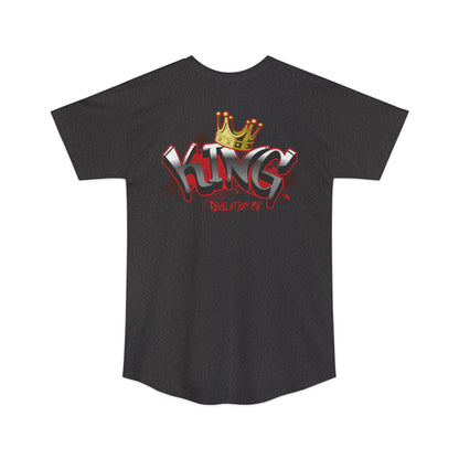 King of kings and Lord of lords Print on Back Unisex Long Body Urban Tee. Revelation 19:16