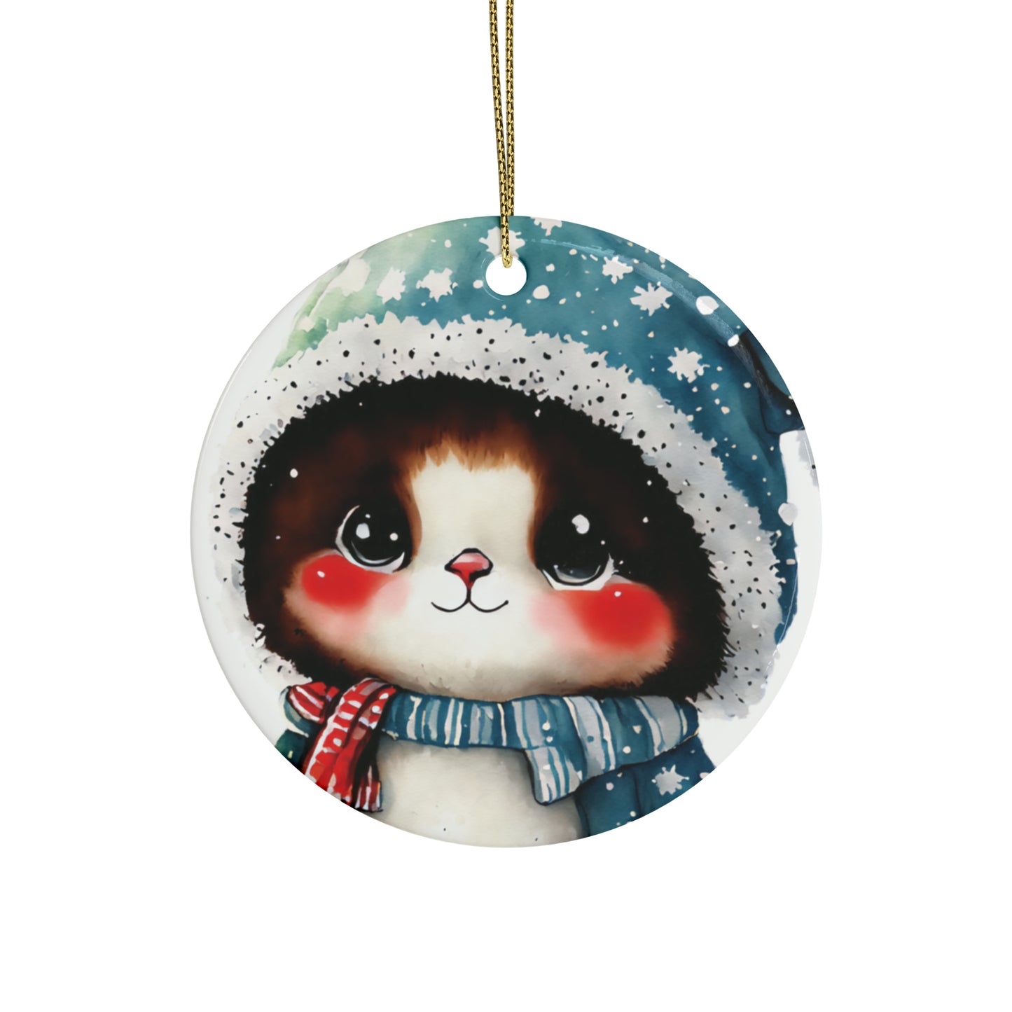 Woodland Creature | Ceramic Christmas Ornaments (1pcs, 5pcs, 10pcs, 20pcs) - 2