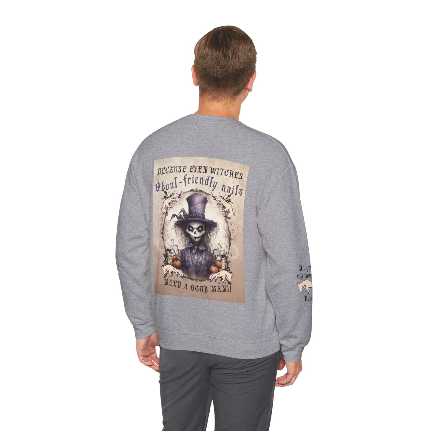 Even Witches Need A Good Mani | Ghoul-Friendly Manicurist Unisex Sweatshirt