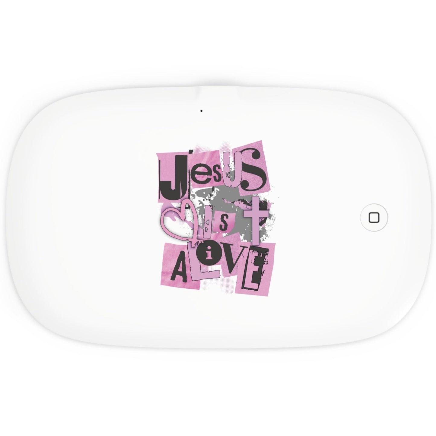 Jesus Is Alive - Pink - UV Phone Sanitizer and Wireless Charging Pad