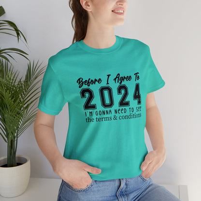 2024 Terms & Conditions - Unisex Jersey Short Sleeve Tee