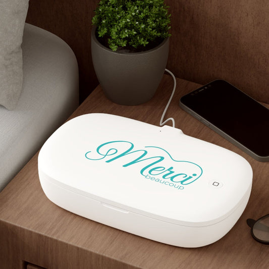 Merci Beaucoup - UV Phone Sanitizer and Wireless Charging Pad