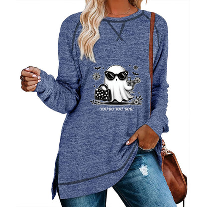 You Do You, Boo!  - Women's Long Sleeve Halloween Raglan Sweater