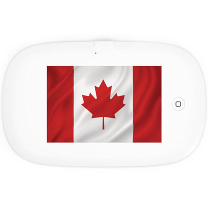 Canadian Flag - UV Phone Sanitizer and Wireless Charging Pad