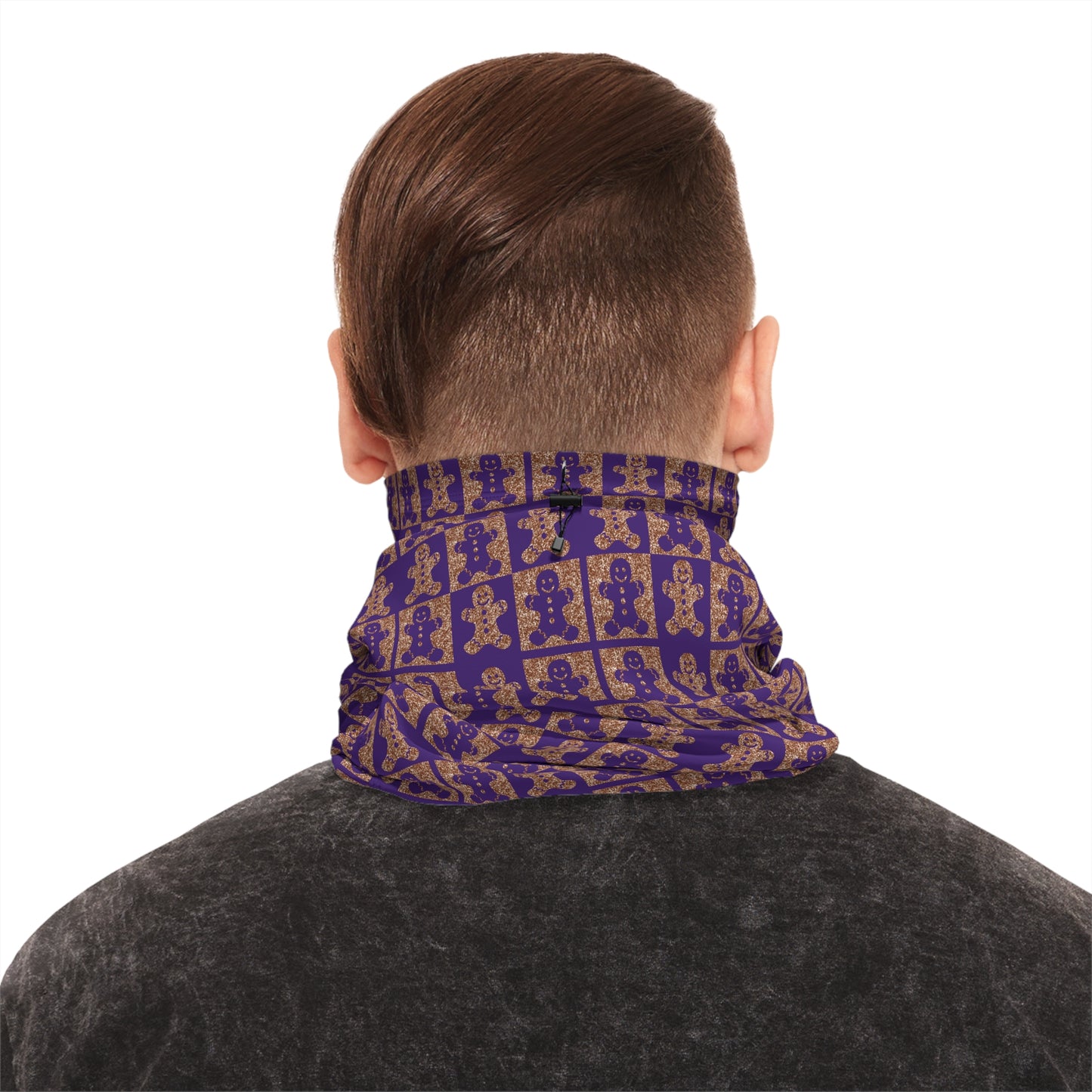 Gingerbread Glitter Neck Gaiter – Sweet Holiday Style