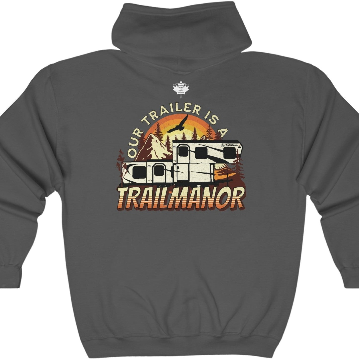 Our Trailer is a TrailManor DRIVER - Unisex Heavy Blend™ Full Zip Hooded Sweatshirt - Zip-Up Hoodie