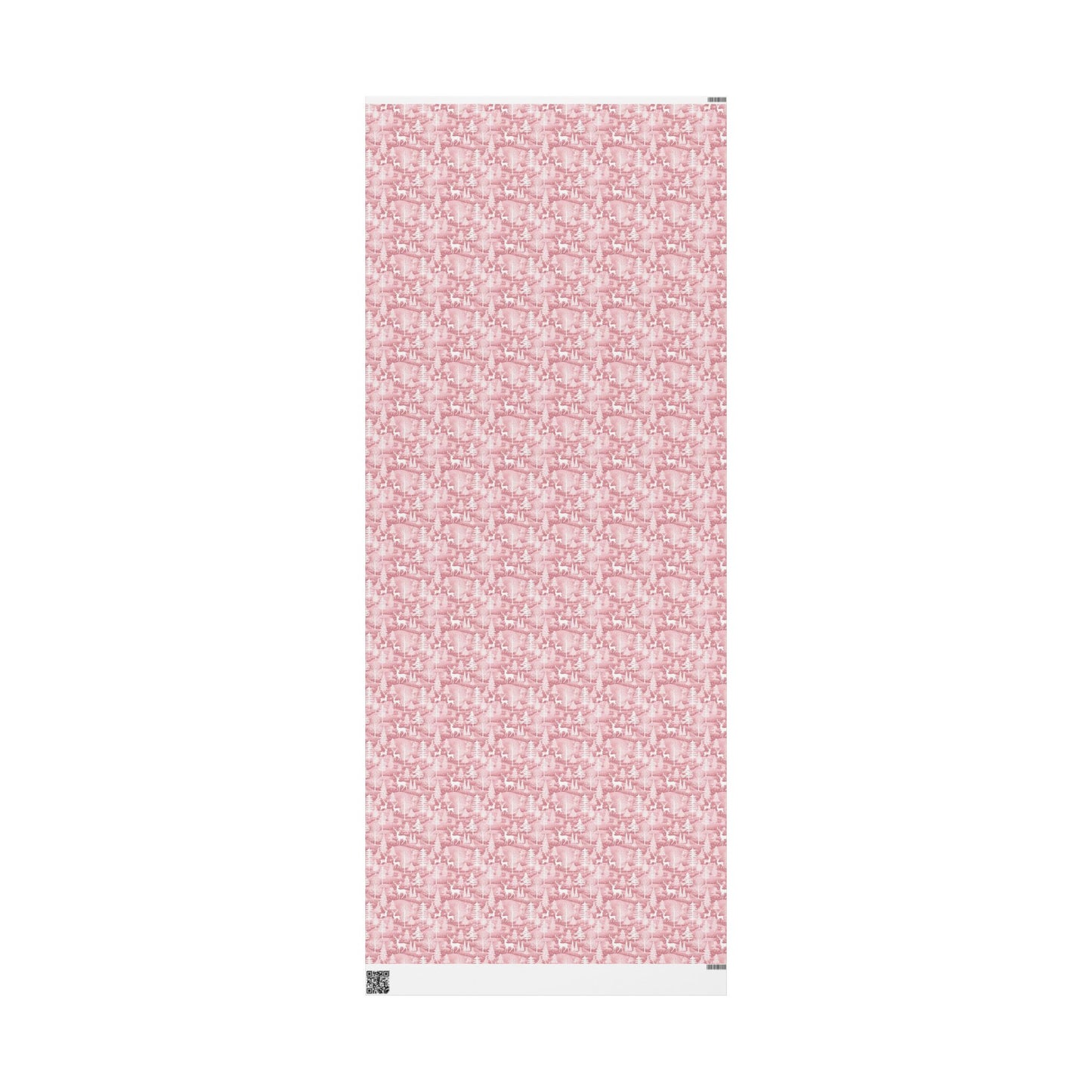 Pink Christmas Reindeer - Custom Wrapping Paper