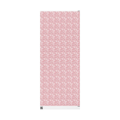 Pink Christmas Reindeer - Custom Wrapping Paper