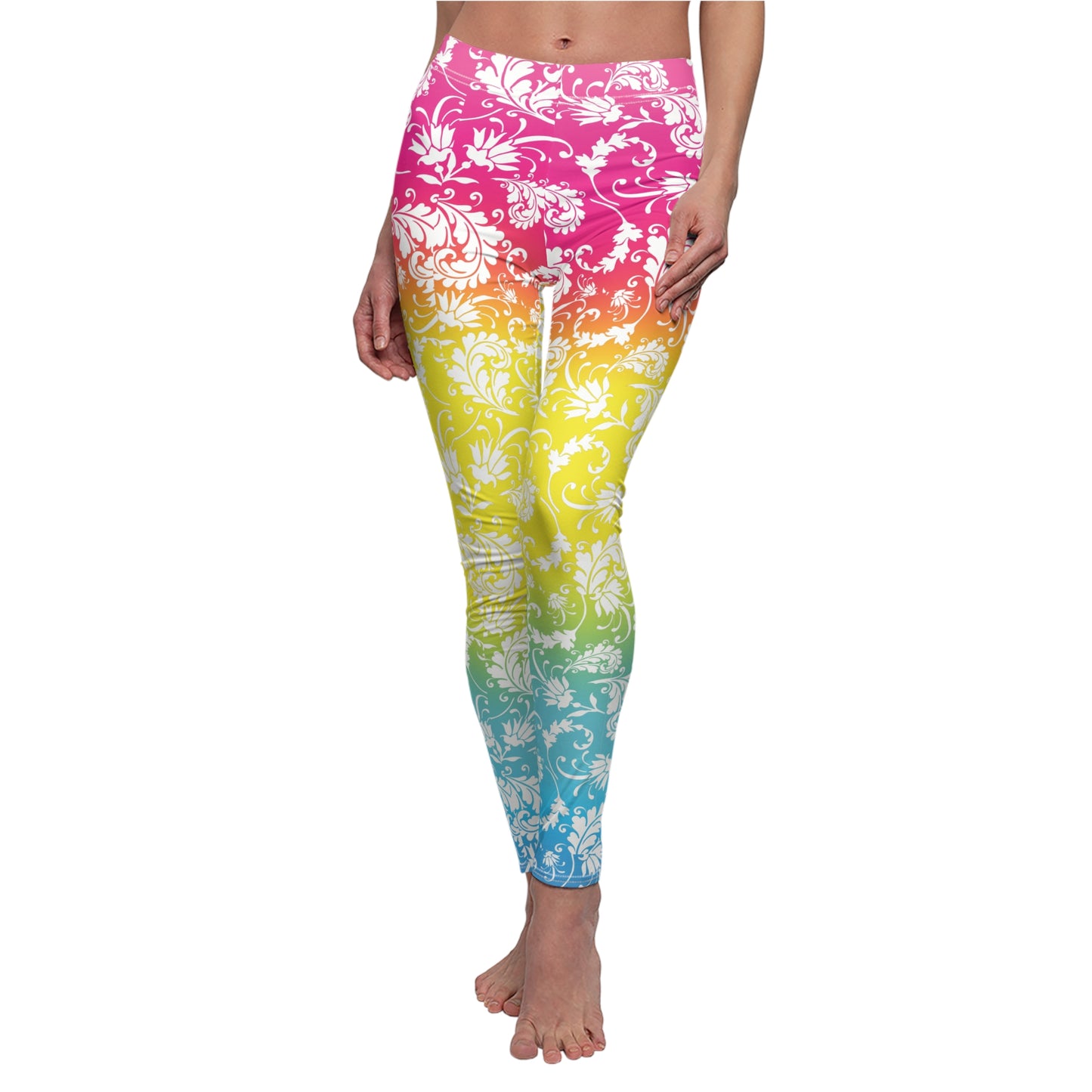 Paisley Neon Leggings