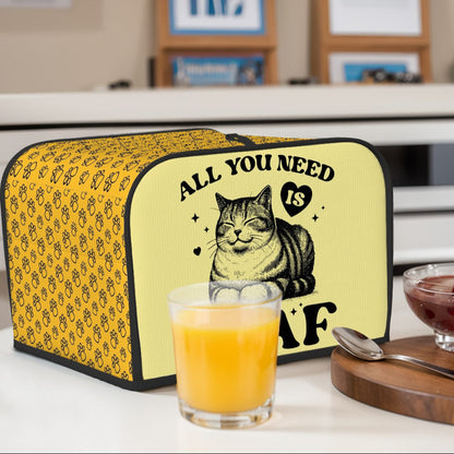 All You Need Is Loaf 4-Slice Toaster Cover – Durable, Protective, and For Cat Lovers