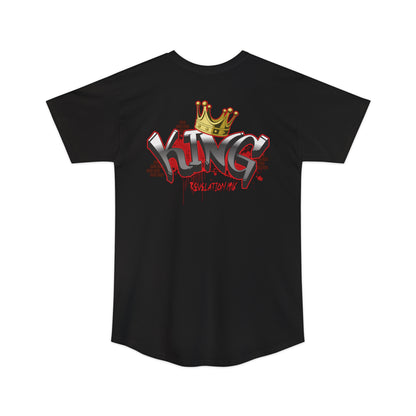 King of kings and Lord of lords Print on Back Unisex Long Body Urban Tee. Revelation 19:16