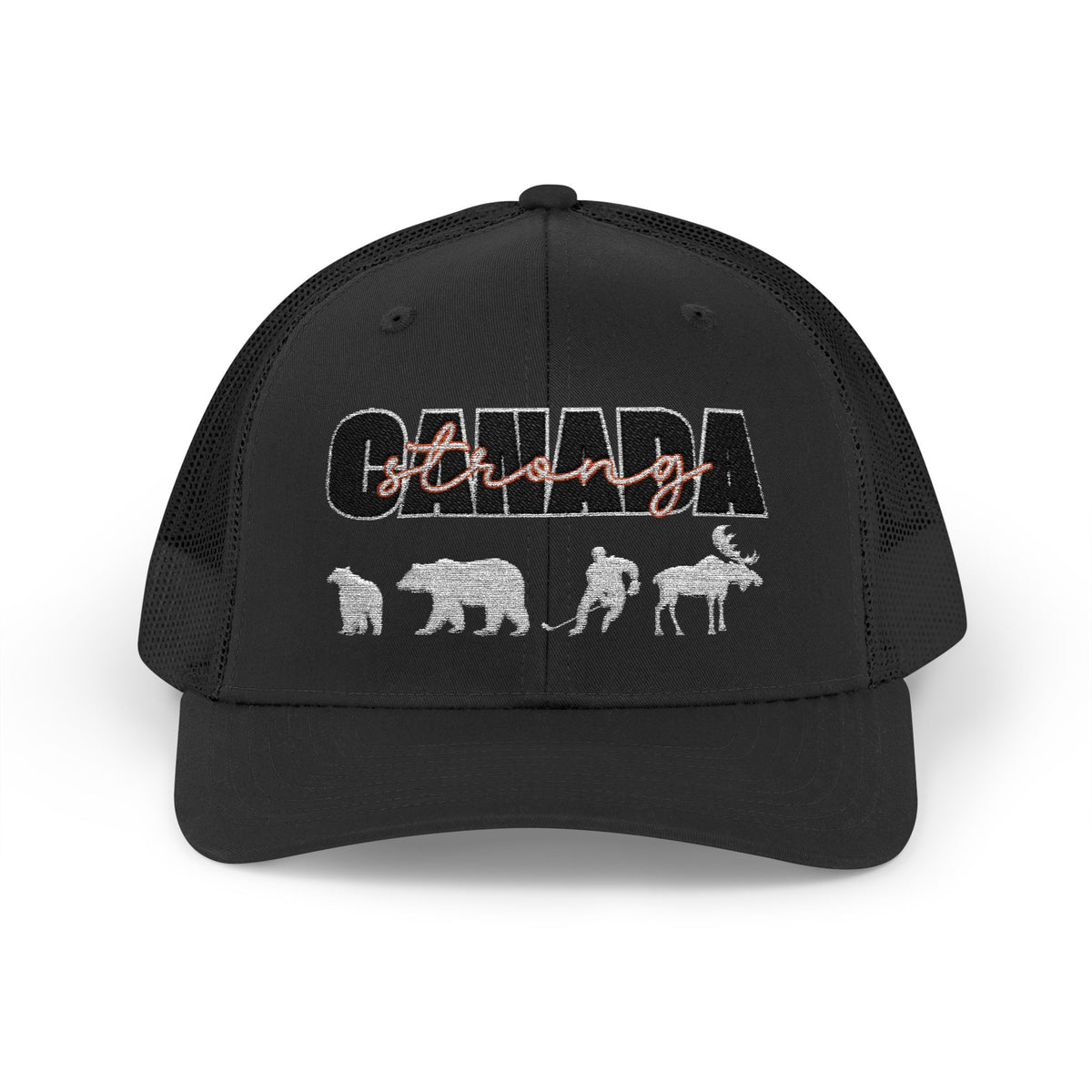 Canada Strong | Snapback Trucker Cap - White