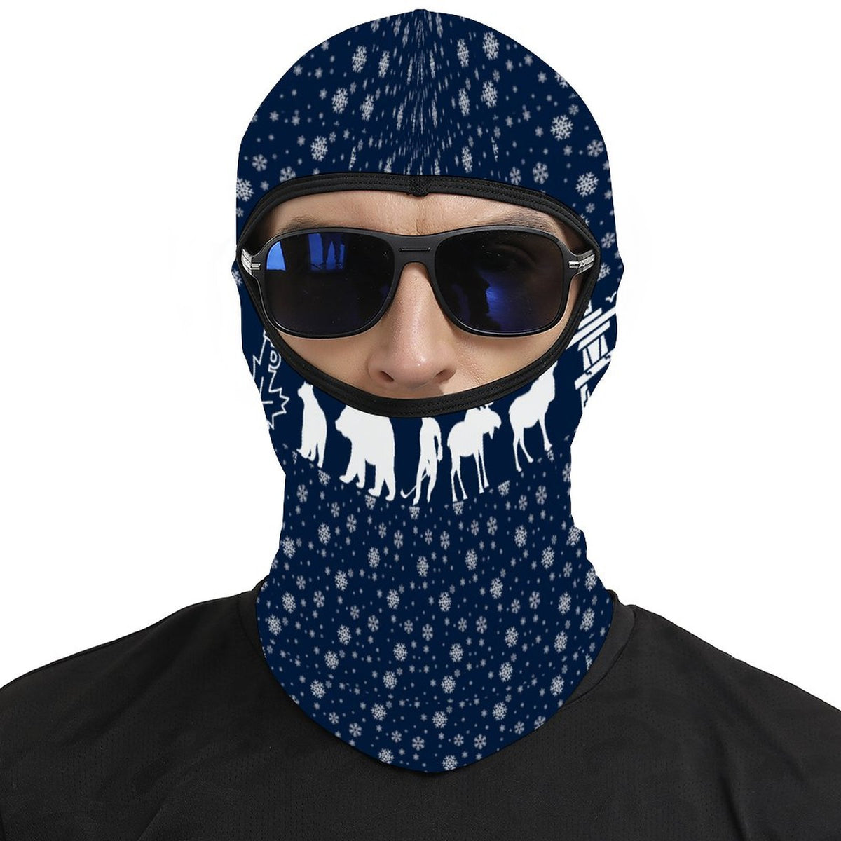 Snowfall | Full Face Balaclava Mask - Stretchy All-Season Outdoor Face Covering