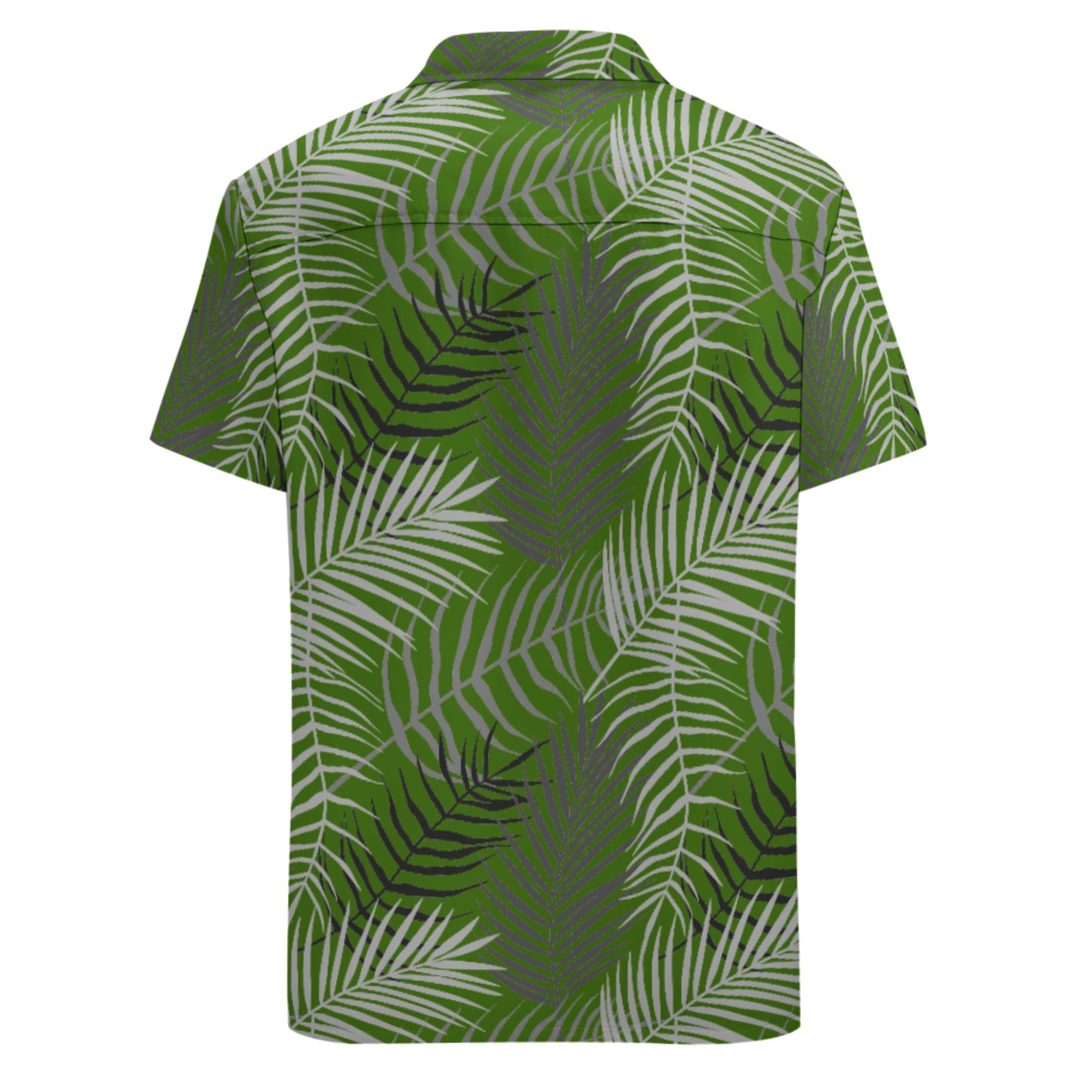 Tropical Fern Button Up Hawaiian Shirt - Perfect for your Summer Getaway!