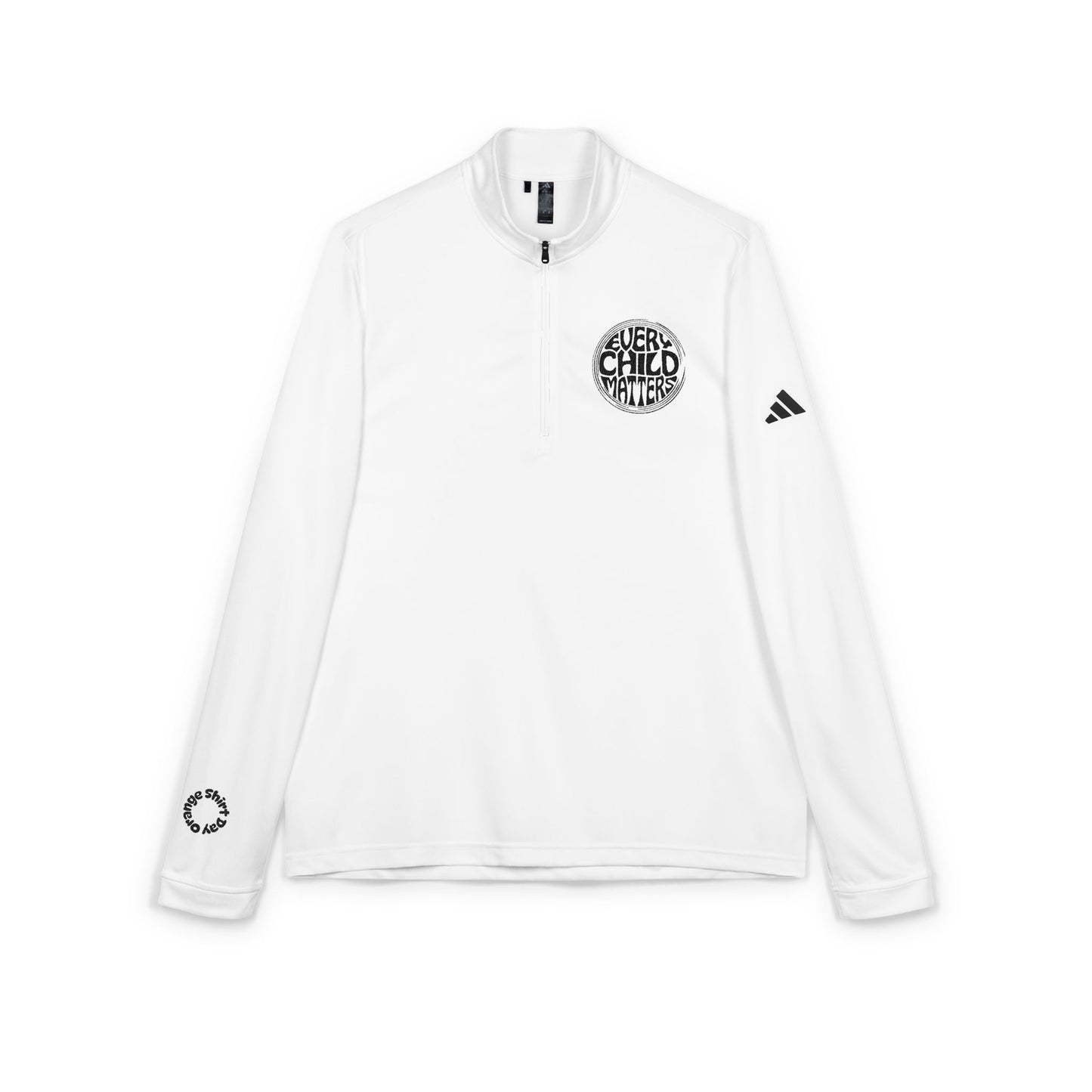 Every Child Matters | adidas® Quarter-Zip Sweatshirt - Orange Shirt Day Embroidered
