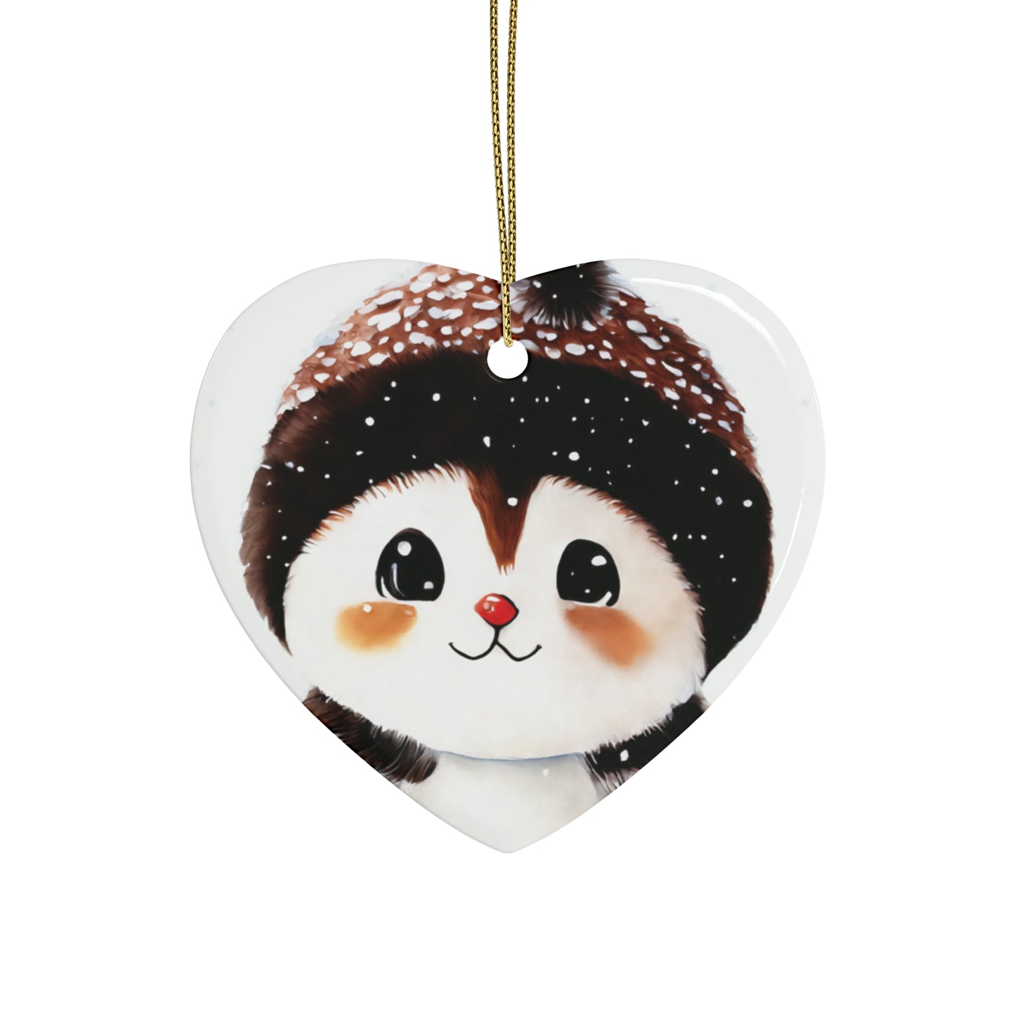 Woodland Creature | Ceramic Christmas Ornaments (1pcs, 5pcs, 10pcs, 20pcs) - 7