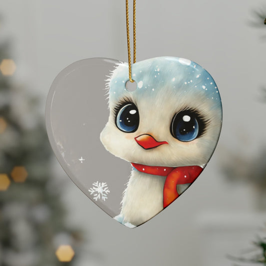 Beautiful Bird Christmas Ornament - Double sided print