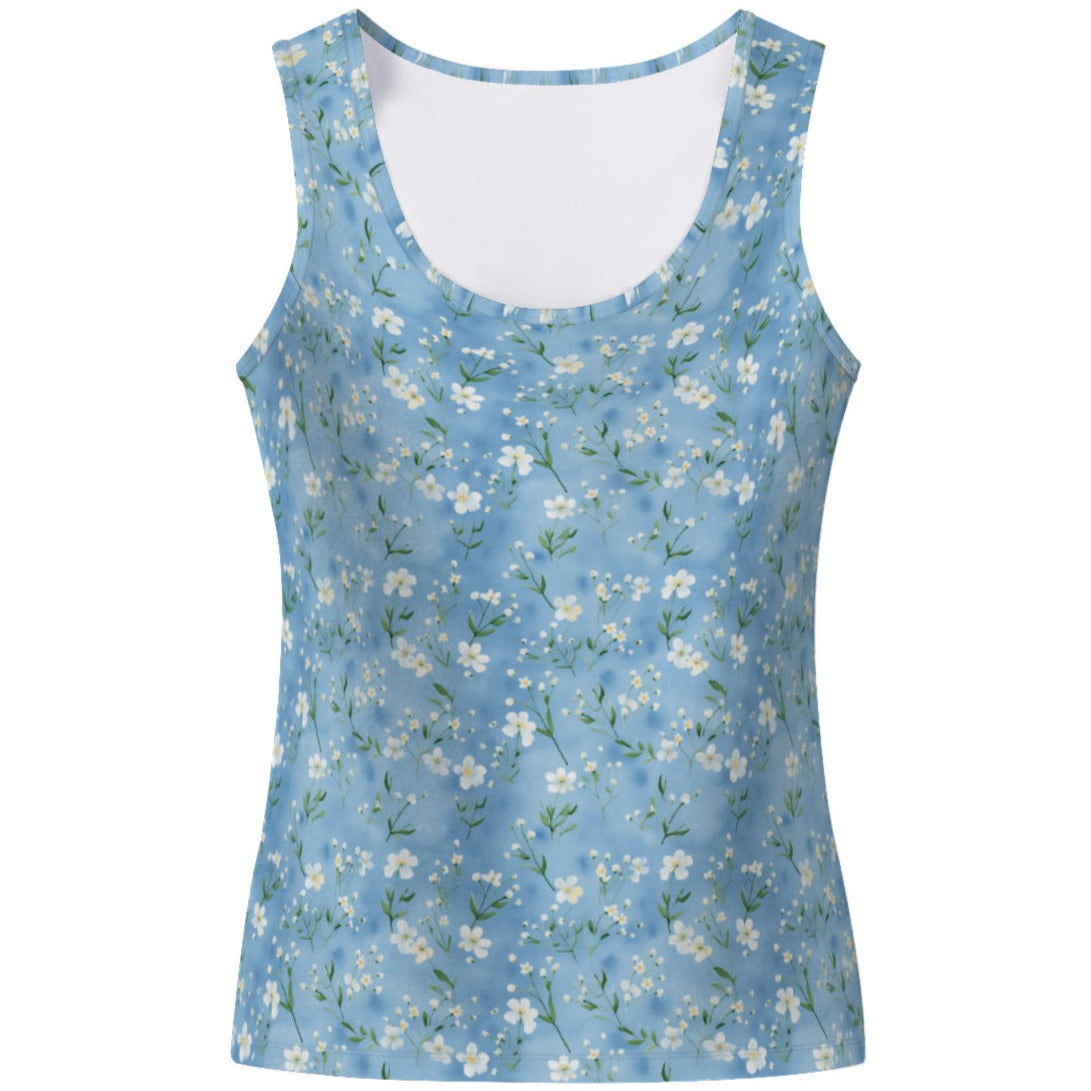 Blue Daisies Women's Casual Tank Cami