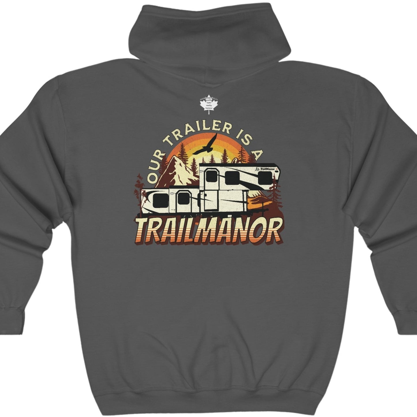 Our Trailer is a TrailManor CO-PILOT - Unisex Heavy Blend™ Full Zip Hooded Sweatshirt - Zip-Up Hoodie