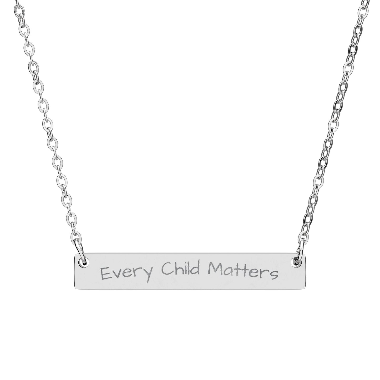 Personalized & Engraved | Horizontal Bar Necklace