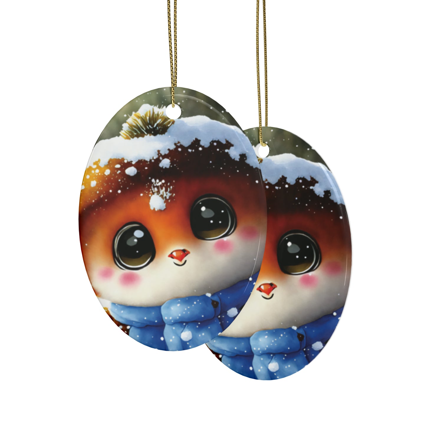 Woodland Creature | Ceramic Ornaments (1pcs, 5pcs, 10pcs, 20pcs) - 6