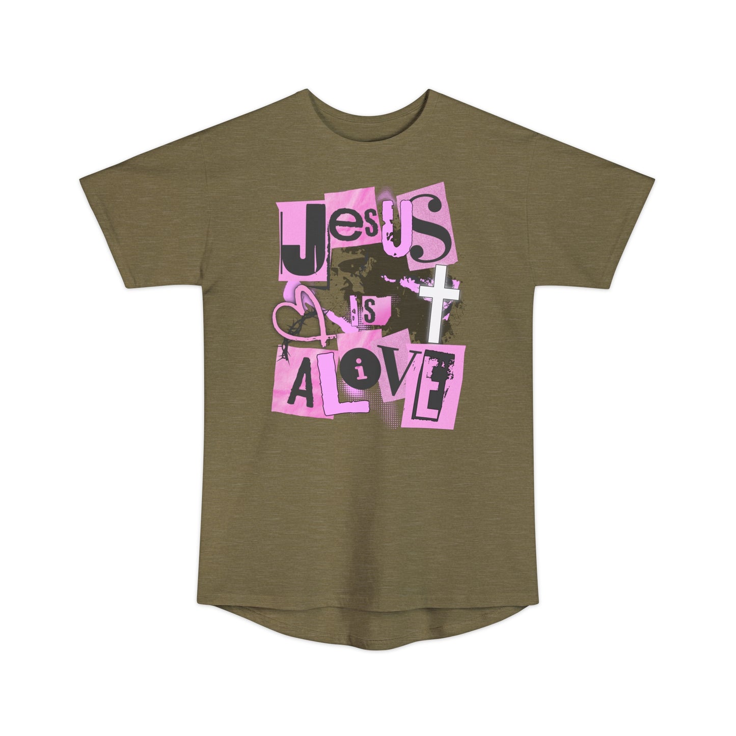 Jesus Is Alive - Unisex Long Body Urban Tee