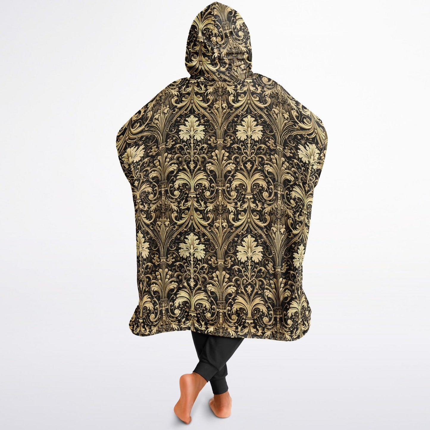 Reversible Gothic Snug Hoodie - Unique Print on Both Sides