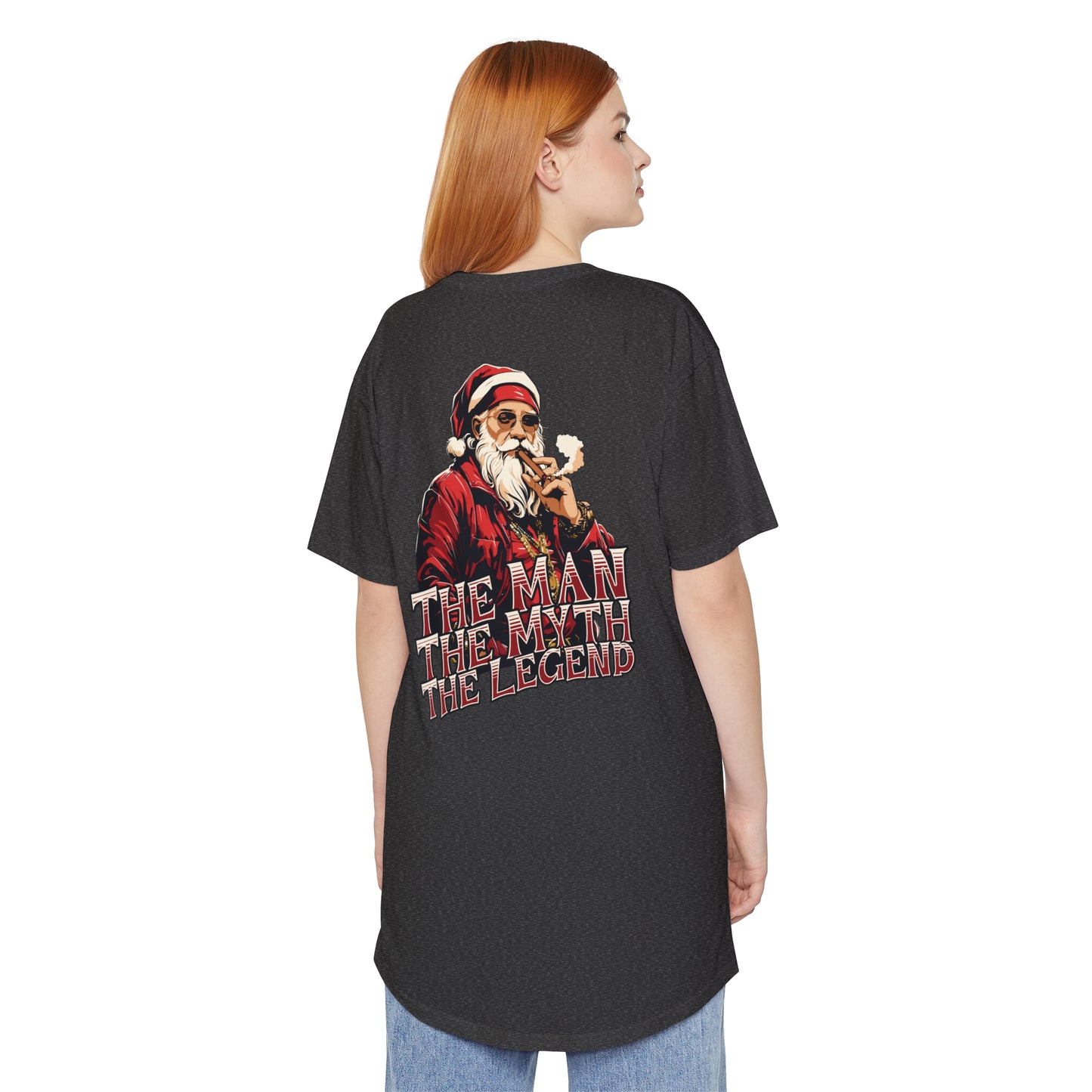 Santa The Man, The Myth, The Legend -  Unisex Long Body Urban Street Tee