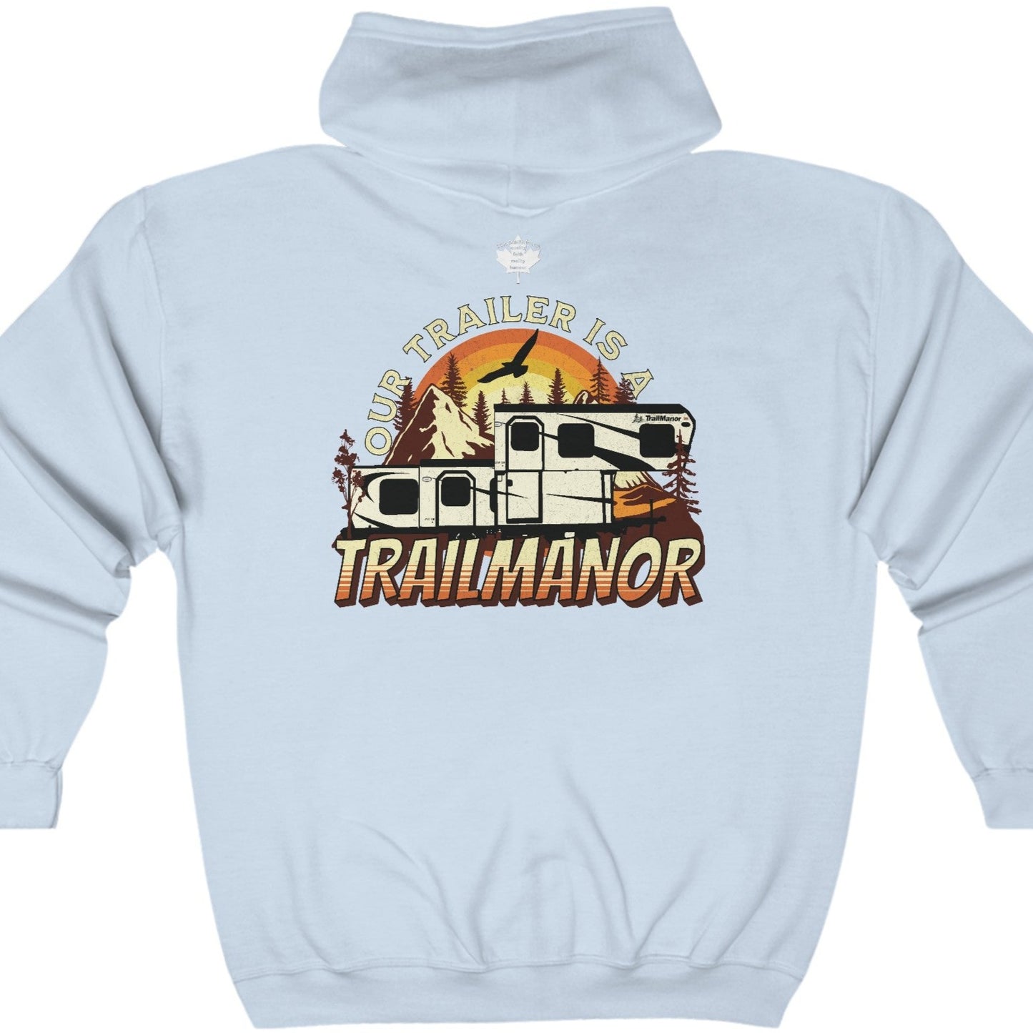 Our Trailer is a TrailManor - Unisex Heavy Blend™ Full Zip Hooded Sweatshirt - Zip-Up Hoodie