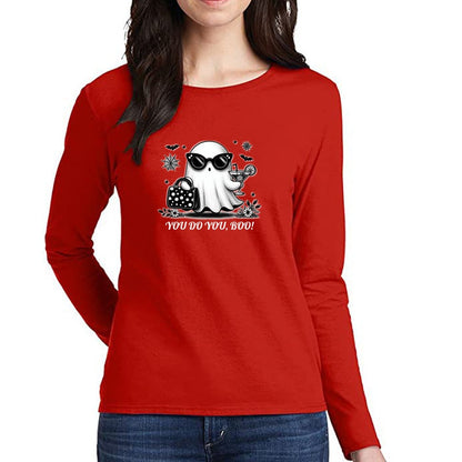 You Do You, Boo! - Women's Long Sleeve 100% Cotton T-Shirt