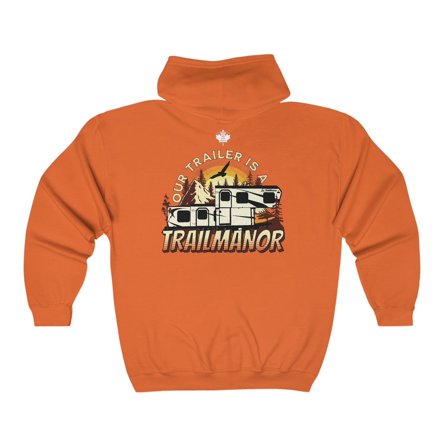 Our Trailer is a TrailManor CO-PILOT - Unisex Heavy Blend™ Full Zip Hooded Sweatshirt - Zip-Up Hoodie