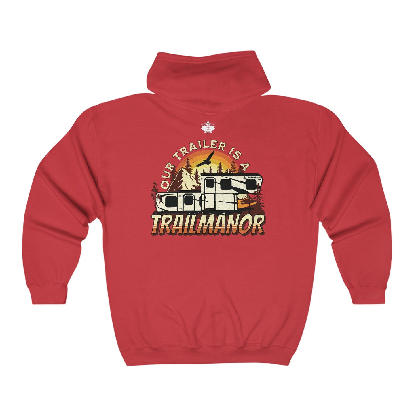 Our Trailer is a TrailManor CO-PILOT - Unisex Heavy Blend™ Full Zip Hooded Sweatshirt - Zip-Up Hoodie