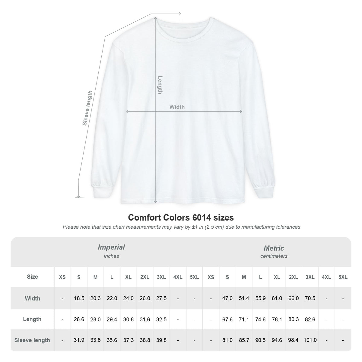 ADHD SQUAD | Unisex Garment-Dyed Long Sleeve Tee - Chaotic Thoughts That Are Constantly Fading Away