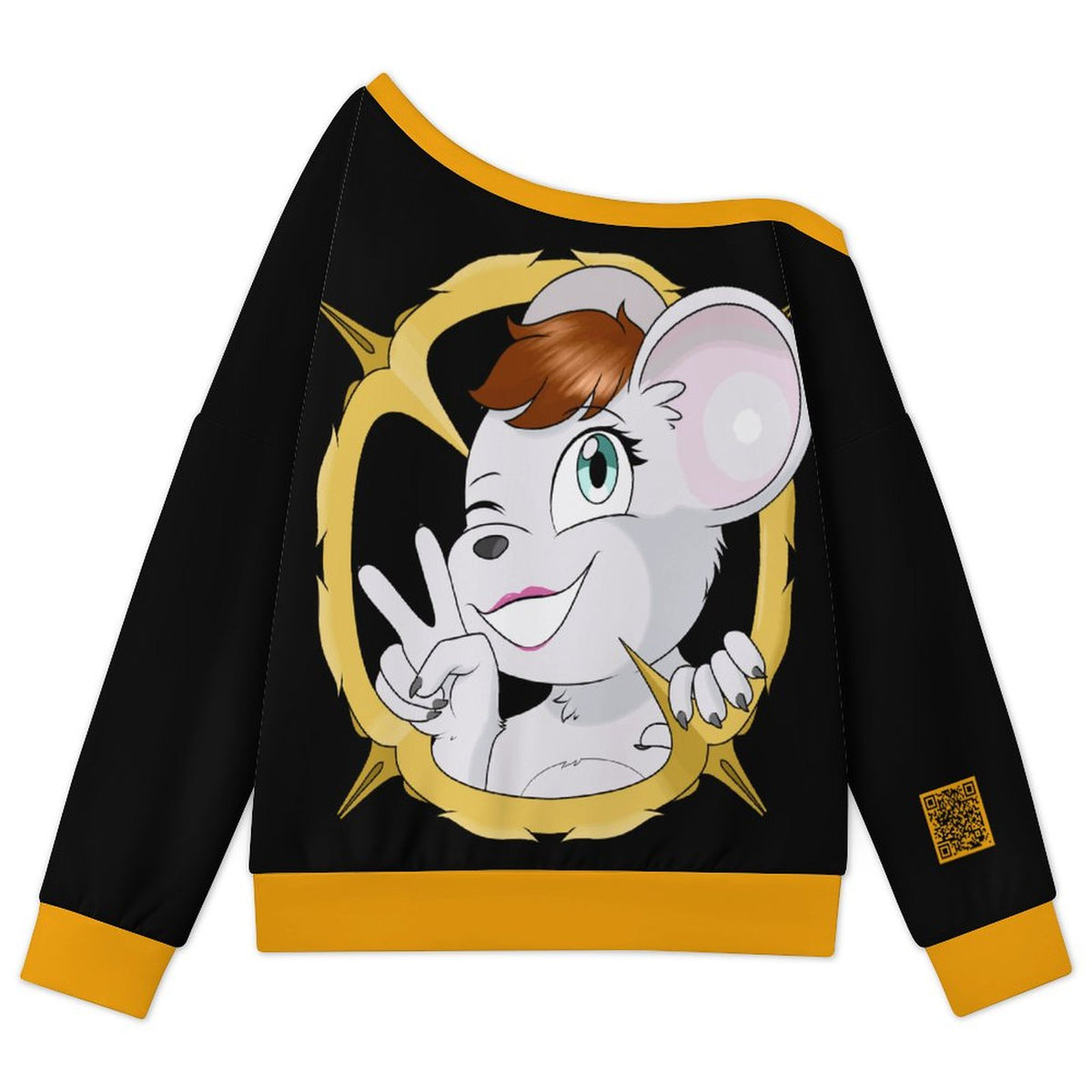 MJIK THIZE | Off the Shoulder Sweatshirt