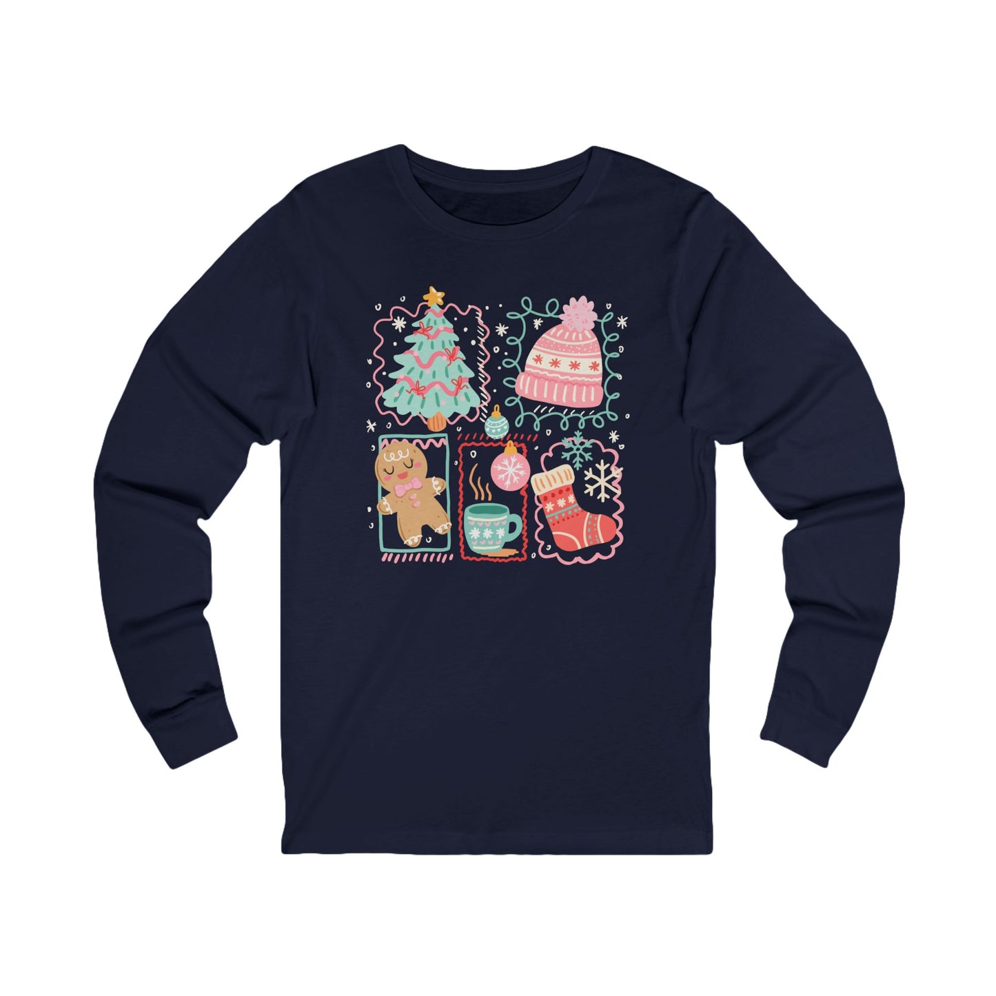 BOHO Christmastime | Unisex Jersey Long Sleeve Tee – Premium Everyday Fit