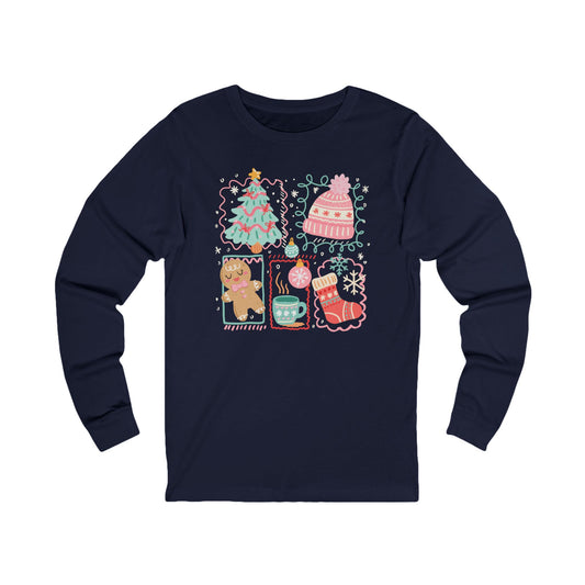 BOHO Christmastime | Unisex Jersey Long Sleeve Tee – Premium Everyday Fit